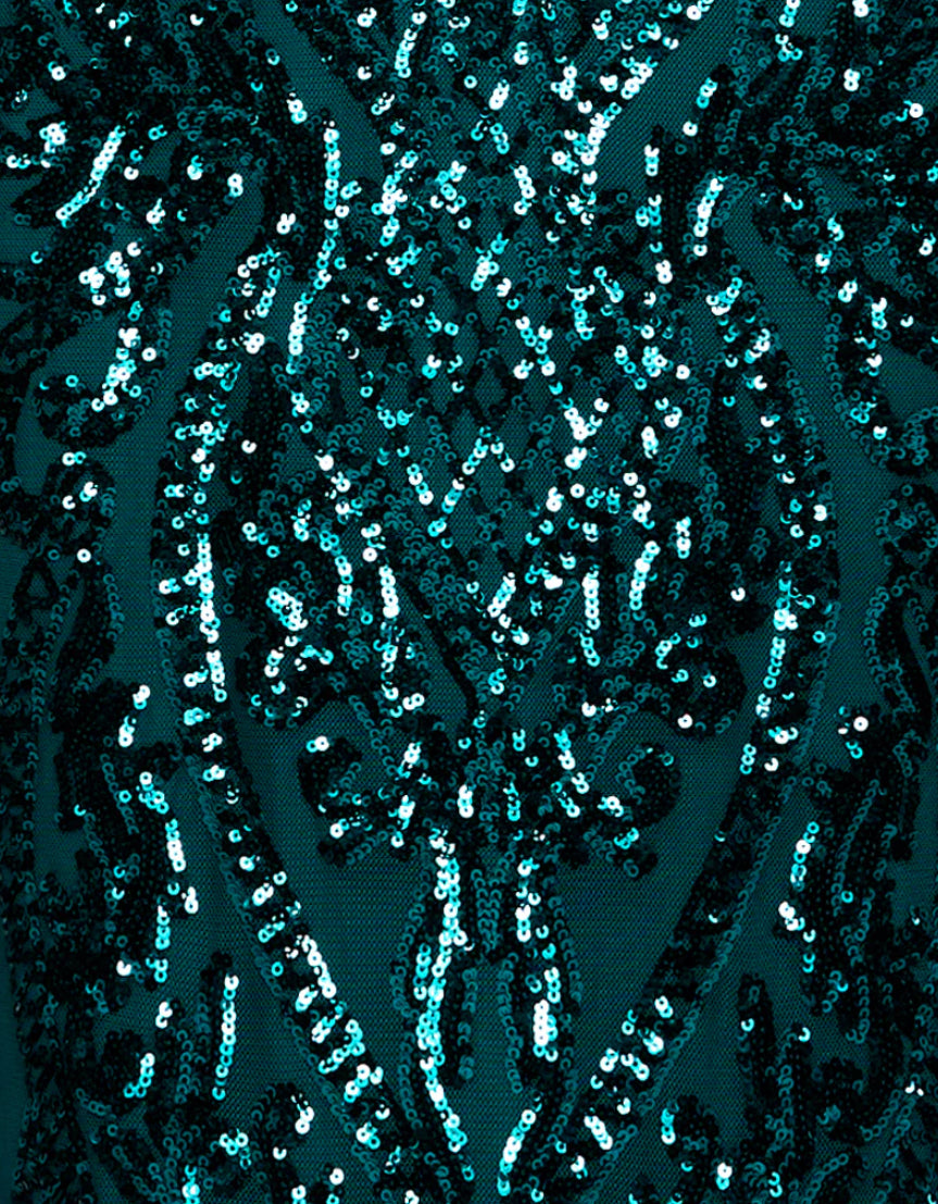 ARIANKA | Fitted Body STRAPPY BACK SEQUIN DESIGN | BARIANO
