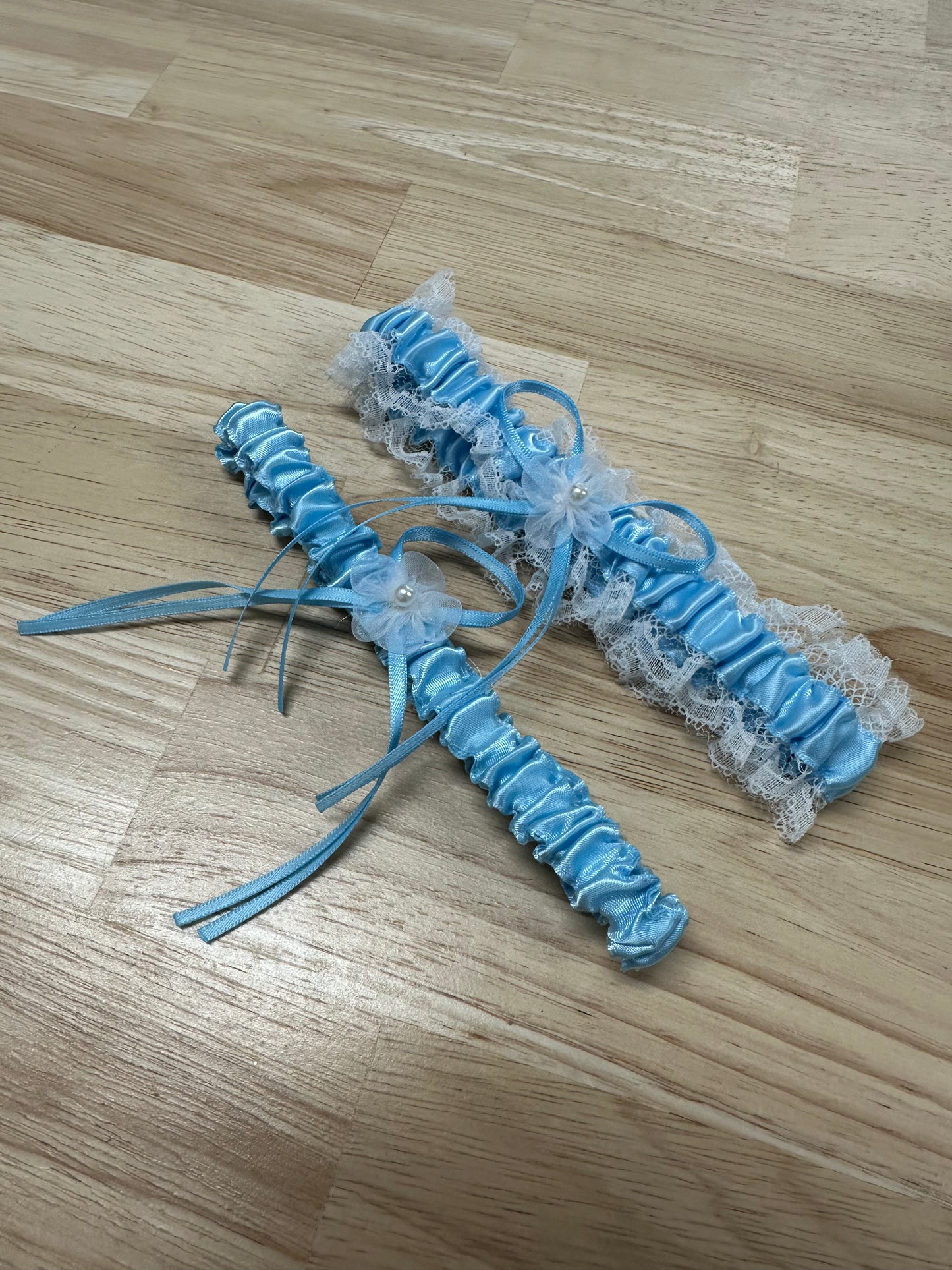 Satin Lace Set | Garter