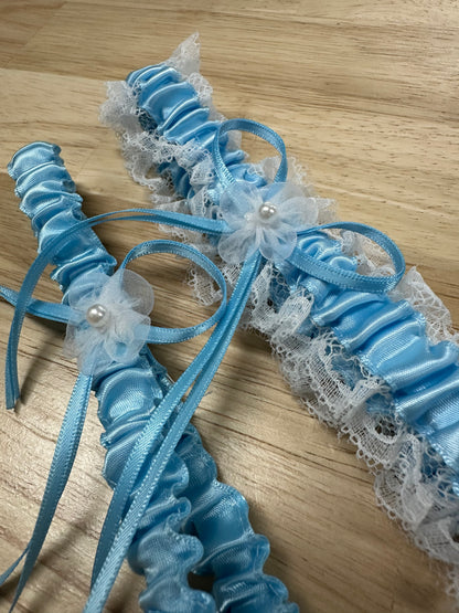 Satin Lace Set | Garter