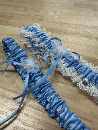 Satin Lace Set | Garter