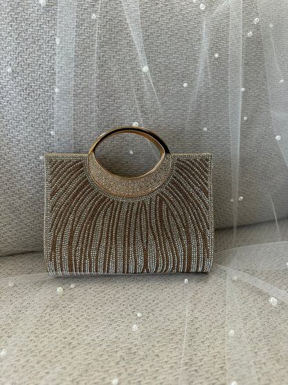 Patterned Crystal Purse | Clutch ￼