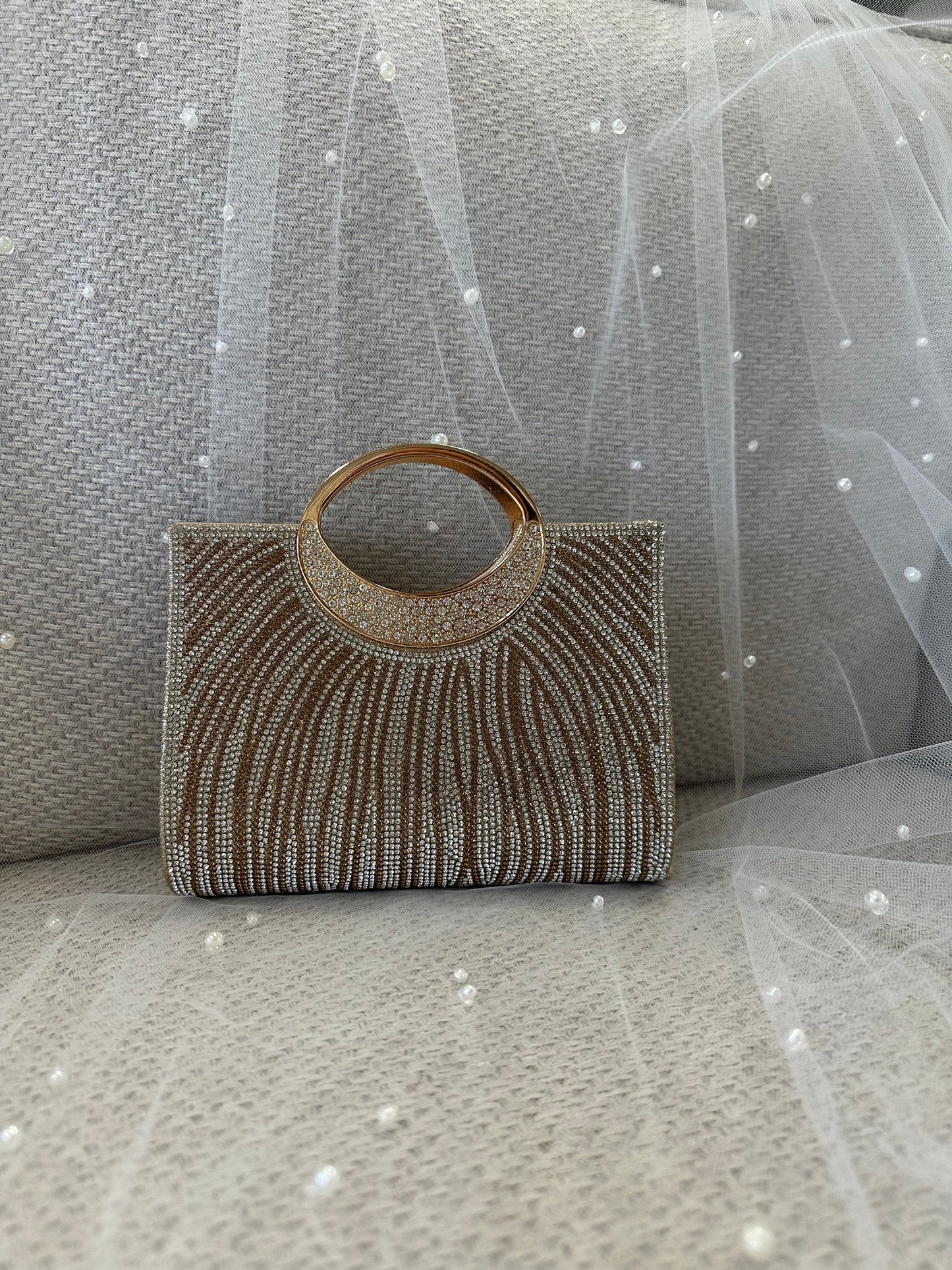 Patterned Crystal Purse | Clutch ￼