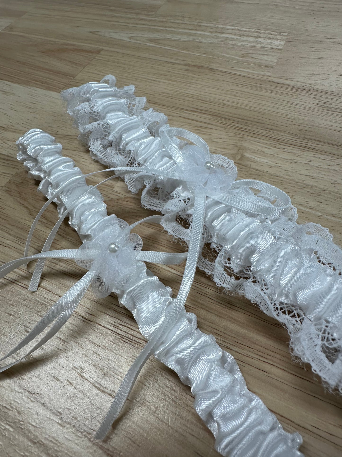 Satin Lace Set | Garter